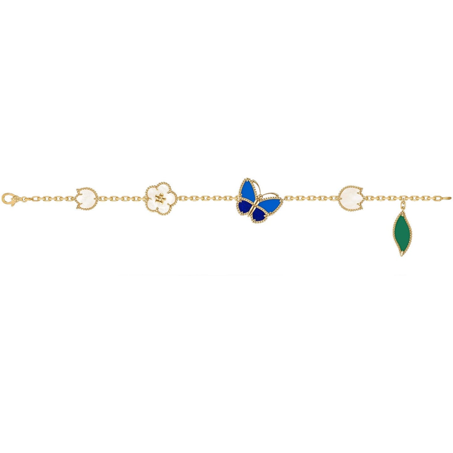 [Lumi Jewels]LUCKY SPRING BUTTERFLY 5 MOTIF BRACELET