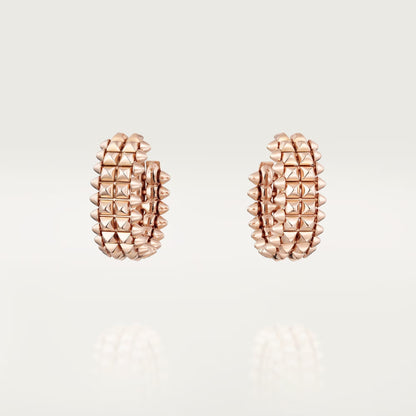 [Lumi Jewelery]CLASH 9.2MM DOUBLE ROW EARRINGS