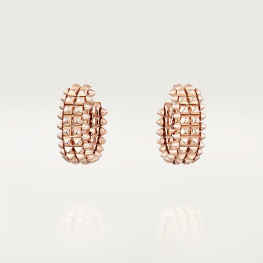 [Lumi Jewelery]CLASH 9.2MM DOUBLE ROW EARRINGS