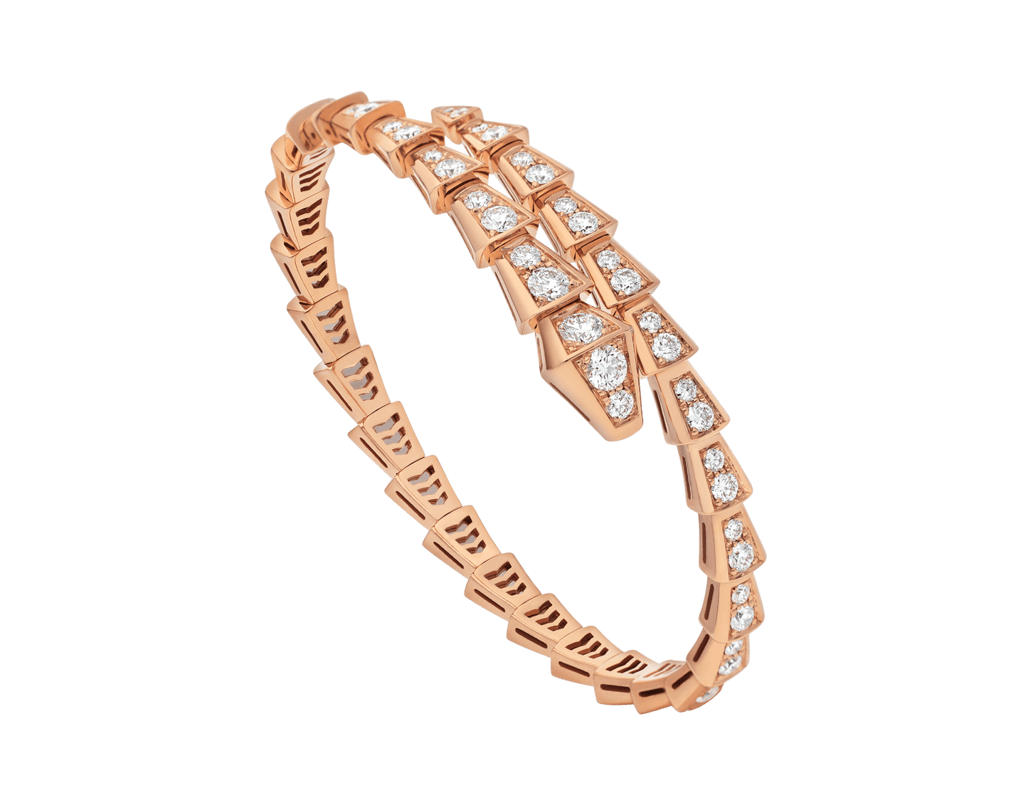[Lumi Jewels]BRACELET SERPENTI 6.8MM OR ROSE DIAMANTS