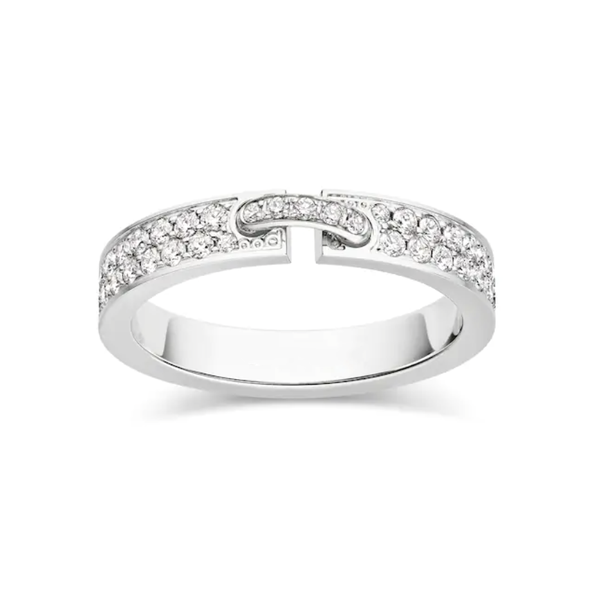 [Lumi Jewels]ALLIANCE LIENS VIDENCE PAVED DIAMOND 4MM RING