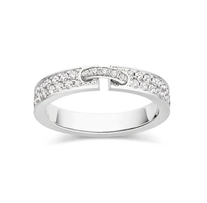 [Lumi Jewels]ALLIANCE LIENS VIDENCE PAVED DIAMOND 4MM RING