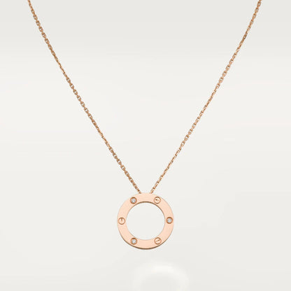 [Lumi Jewels]LOVE NECKLACE 16MM 3 DIAMONDS