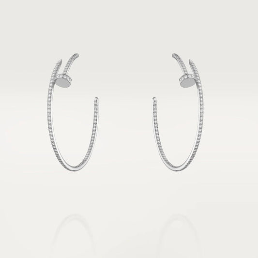[Lumi Jewels]JUSTE EARRINGS FULL DIAMONDS 1.8MM