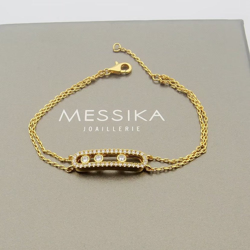 [Lumi] Move Classique pav茅 bracelet