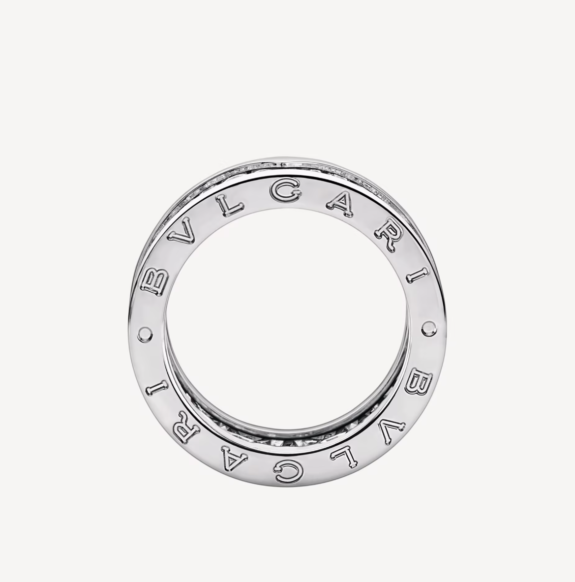 [Lumi Jewels]ZERO 1 WITH PAVED DIAMONDS ON THE SPIRAL RING