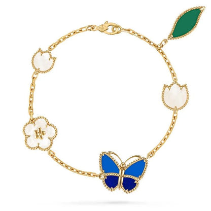 [Lumi Jewels]BRACELET 5 MOTIFS PAPILLON CHANCEUX PRINTANIER