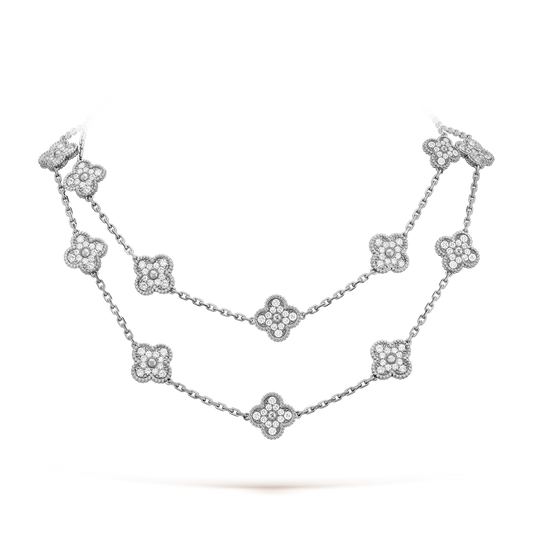 [Lumi Jewels]CLOVER 20 MOTIFS DIAMOND SILVER