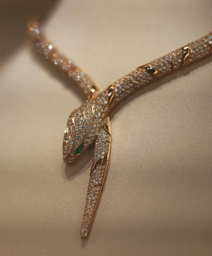 [Lumi Jewels]HAUTE COUTURE GOLD SERPENTI NECKLACE