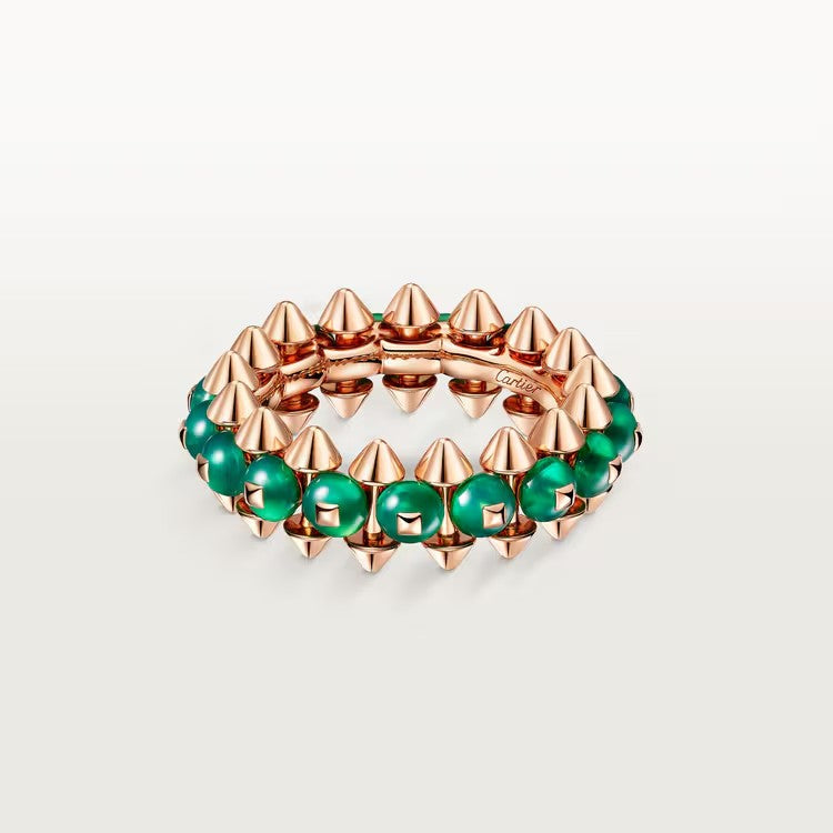 [Lumi Jewelery]CLASH 7.9MM AGATE CHALCEDONY RING