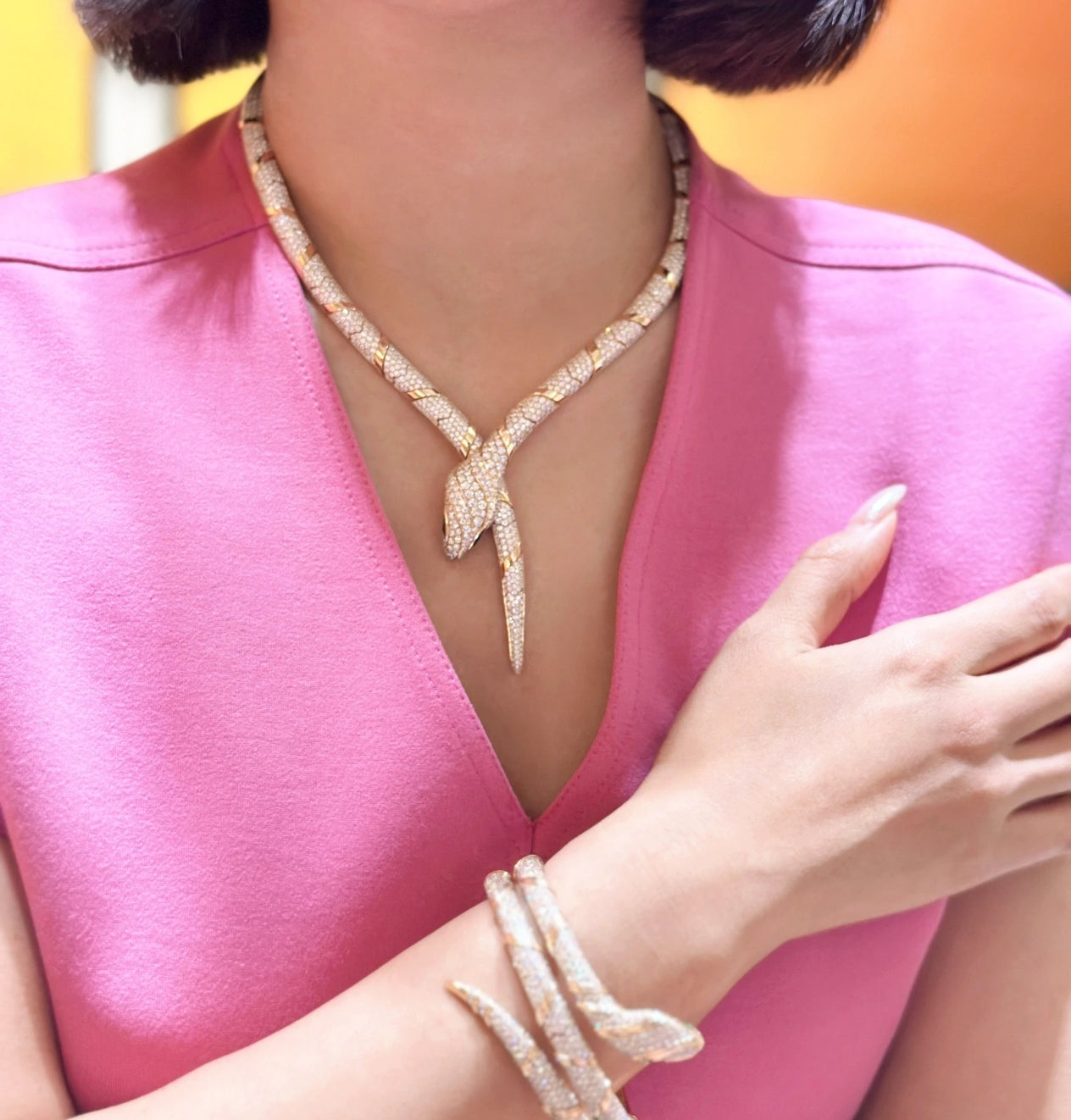 [Lumi Jewels]HAUTE COUTURE GOLD SERPENTI NECKLACE