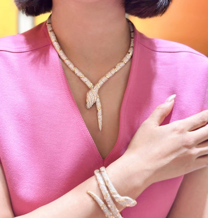 [Lumi Jewels]HAUTE COUTURE GOLD SERPENTI NECKLACE
