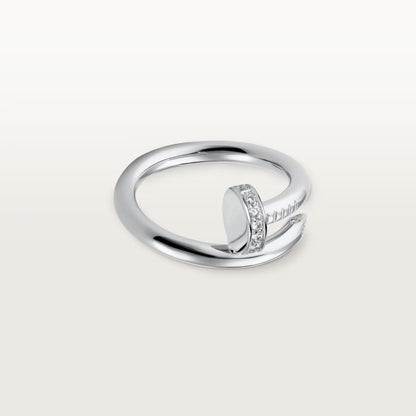 [Lumi Jewelery]JUSTE RING 2.6MM HALF DIAMOND