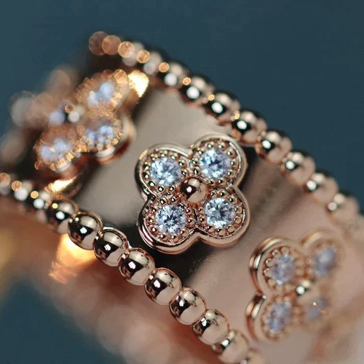 [Lumi Jewels]CLOVER KALEIDOSCOPE RING 10MM