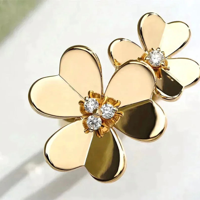 [Lumi Jewels]CLOVER COMOS GOLD DIAMOND RING