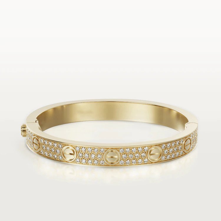[Lumi Jewels]LOVE BRACELET 6.1MM DIAMOND-PAVED