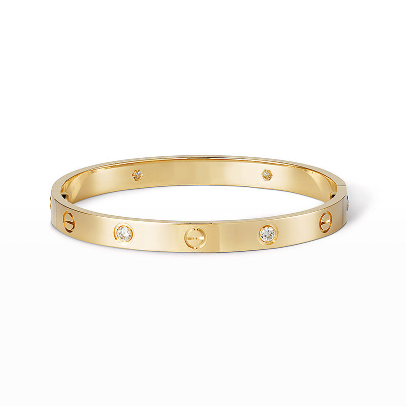 [Lumi Jewels]LOVE BRACELET 6.1MM 4 DIAMONDS