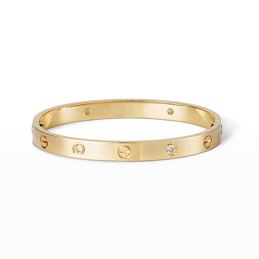 [Lumi Jewels]LOVE BRACELET 6.1MM 4 DIAMONDS