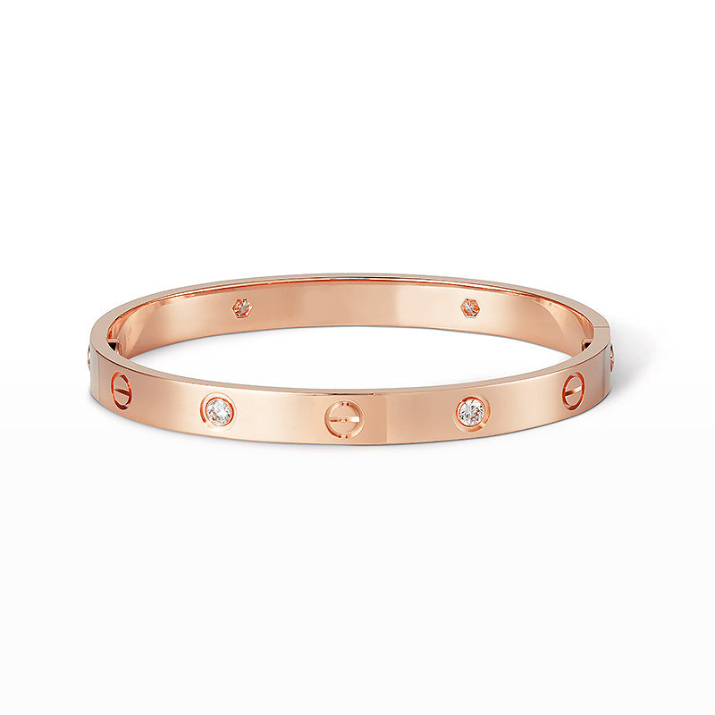 [Lumi Jewels]LOVE BRACELET 6.1MM 4 DIAMONDS
