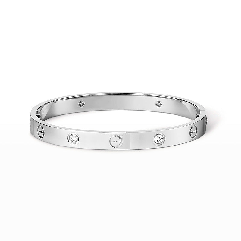 [Lumi Jewels]LOVE BRACELET 6.1MM 4 DIAMONDS