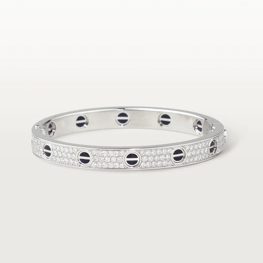 [Lumi Jewels]LOVE BRACELET 6.1MM DIAMOND-PAVED CERAMIC