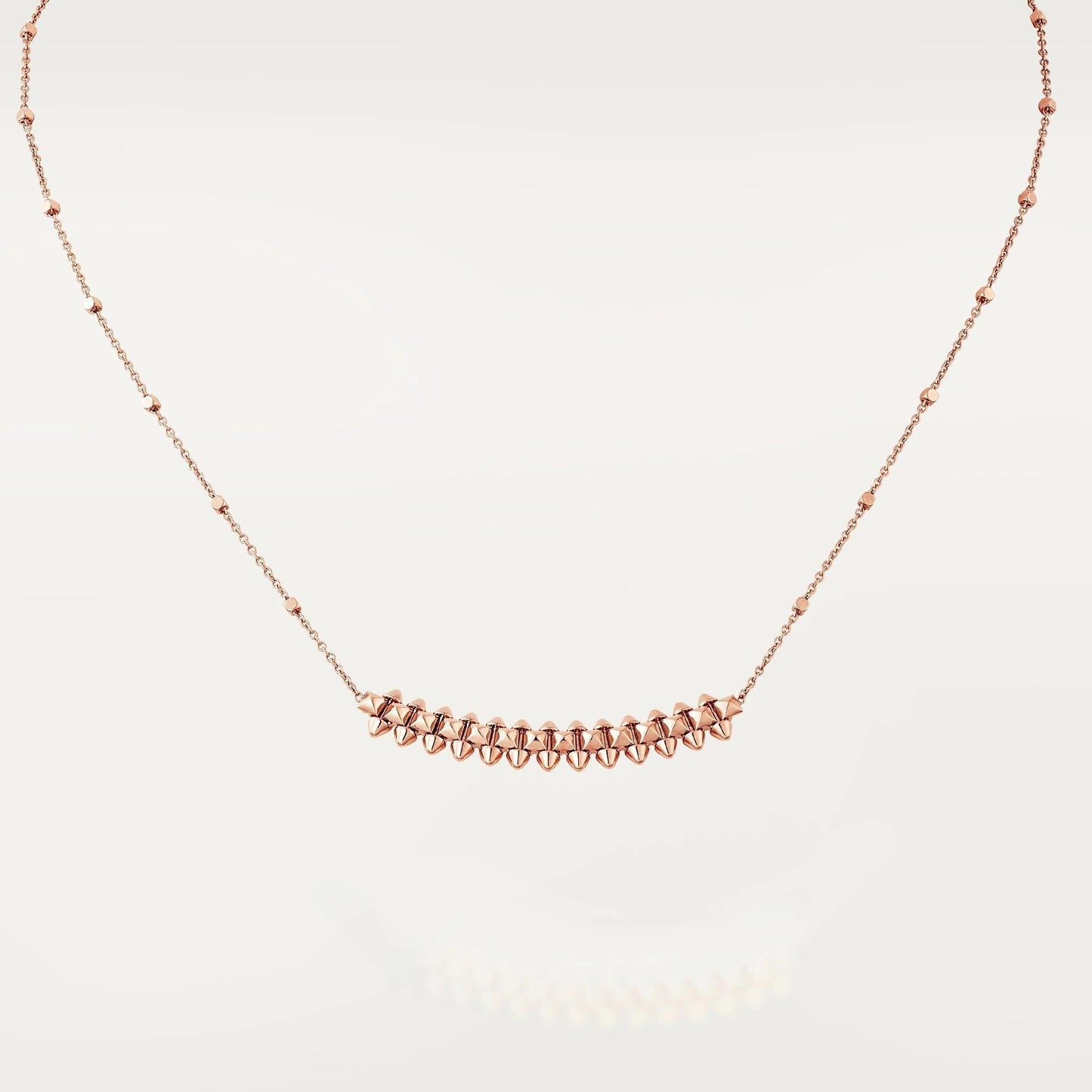 [Lumi Jewels]CLASH PINK GOLD NECKLACE