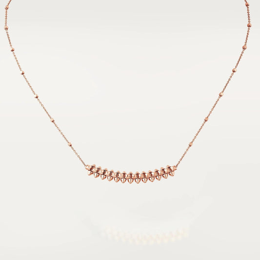 [Lumi Jewels]CLASH PINK GOLD NECKLACE