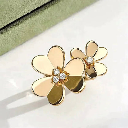 [Lumi Jewels]CLOVER COMOS GOLD DIAMOND RING