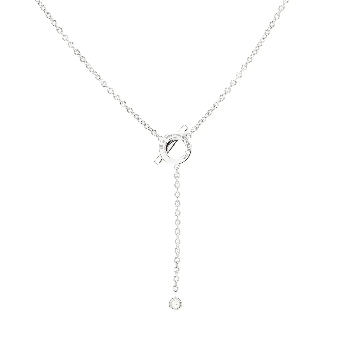 [Lumi Jewels]FINESSE SILVER DIAMOND NECKLACE