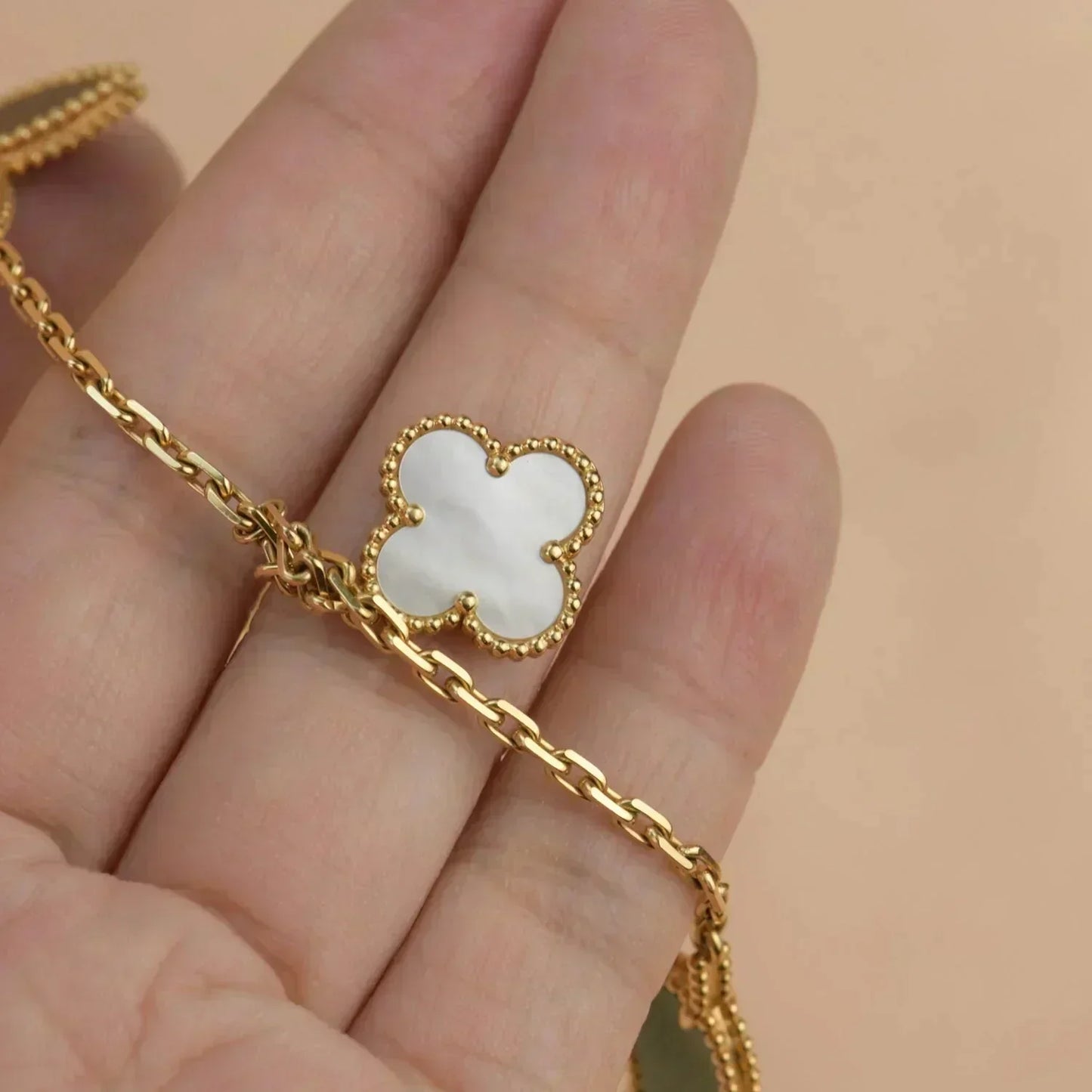 [Lumi Jewels]LUCKY SPRING 5 MOTIF GOLD BRACELET