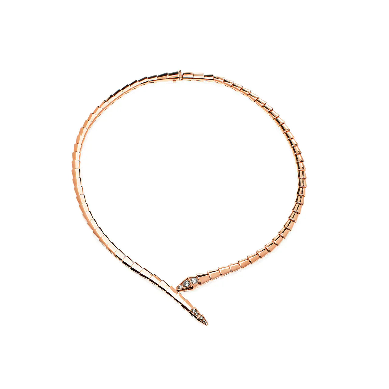 [Lumi Jewels]COLLIER SERPENTIN ARGENT DIAMANT