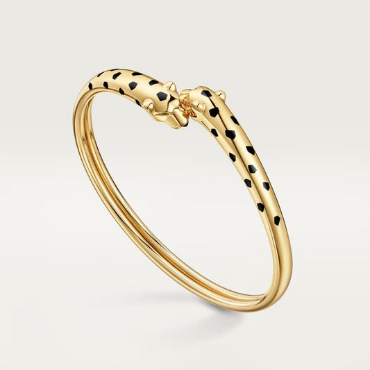 [Lumi Jewelery]PANTHERE DOUBLE HEADED OPEN BRACELET