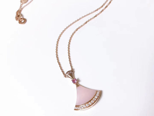 [Lumi Jewels]DREAM NECKLACE PINK MOP DIAMOND