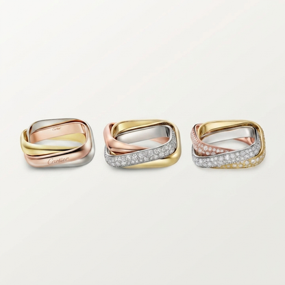 [Lumi Jewelery]TRINITY 3.5MM CUSHION RING COLLECTION