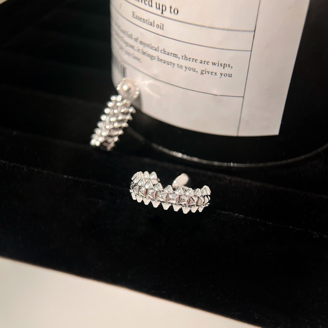 [Lumi Jewels]CLASH SMALL HOOP EARRINGS