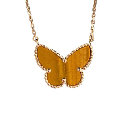 [Lumi Jewels] TIGER__ EYE BUTTERFLY NECKLACE