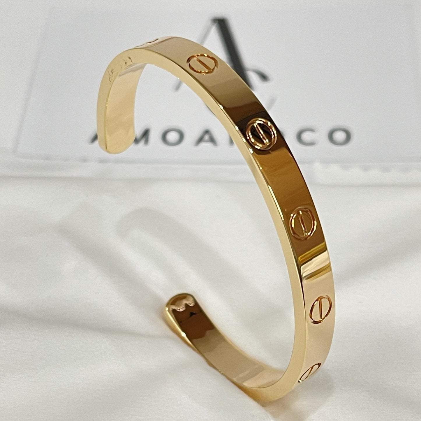 [Lumi] LOVE BRACELET 6.1MM OPEN CUFF