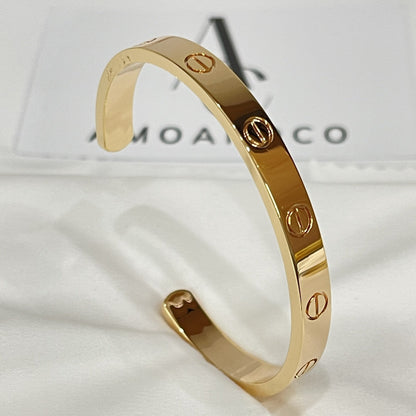 [Lumi] LOVE BRACELET 6.1MM OPEN CUFF