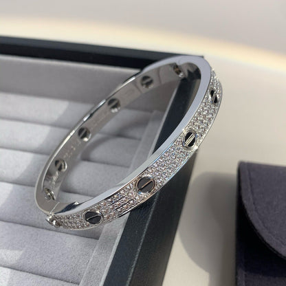 [Lumi Jewels]LOVE BRACELET 6.1MM DIAMOND-PAVED CERAMIC