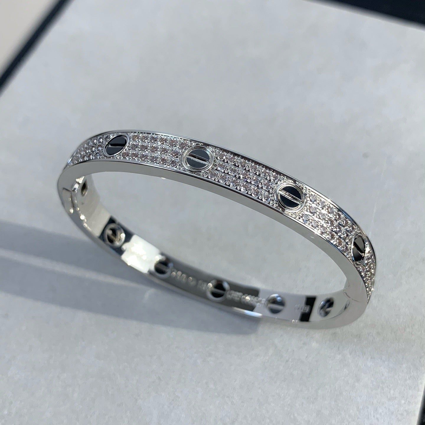 [Lumi Jewels]LOVE BRACELET 6.1MM DIAMOND-PAVED CERAMIC