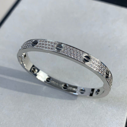 [Lumi Jewels]LOVE BRACELET 6.1MM DIAMOND-PAVED CERAMIC