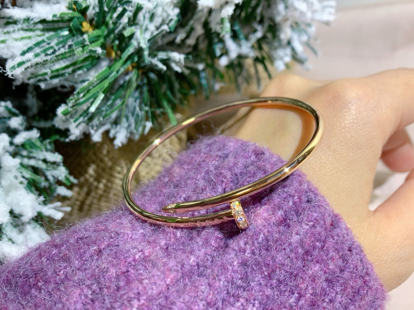 [Lumi Jewels]JUSTE BRACELET 2.5MM DIAMONDS