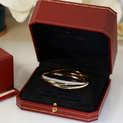 [Lumi Jewels]TRINITY TRICOLORED GOLD THREE-RING BRACELET