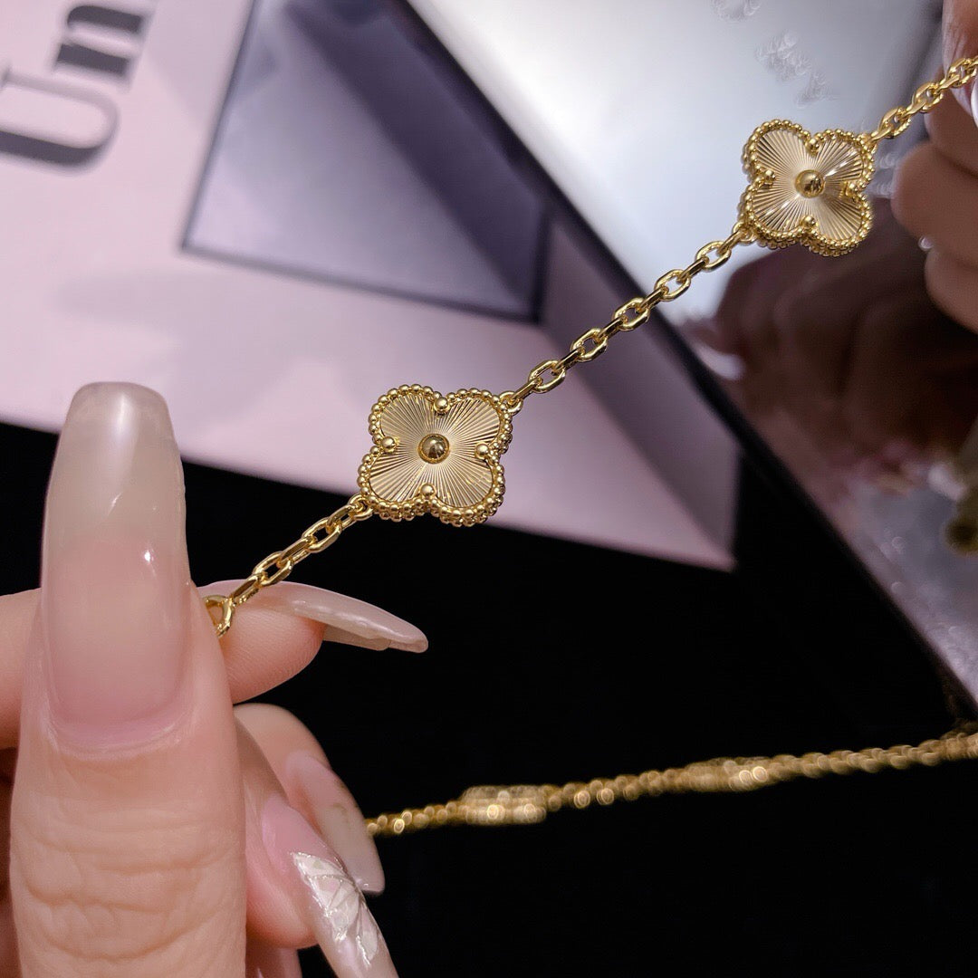 [Lumi Jewels]CLOVER 10 MOTIFS LASER NECKLACE