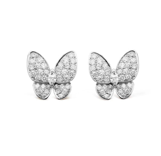 [Lumi Jewels]BUTTERFLY ALL DIAMOND EARRINGS