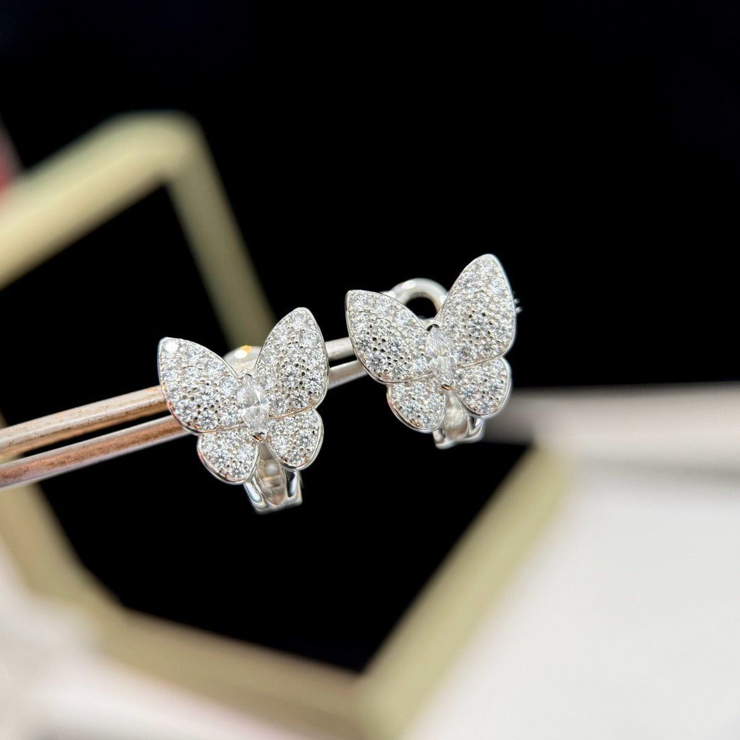 [Lumi Jewels]BUTTERFLY ALL DIAMOND EARRINGS