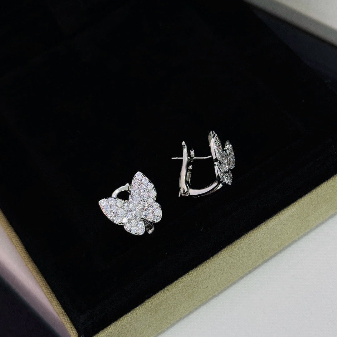 [Lumi Jewels]BUTTERFLY ALL DIAMOND EARRINGS