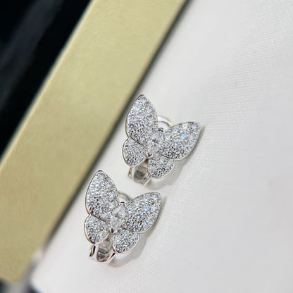 [Lumi Jewels]BUTTERFLY ALL DIAMOND EARRINGS