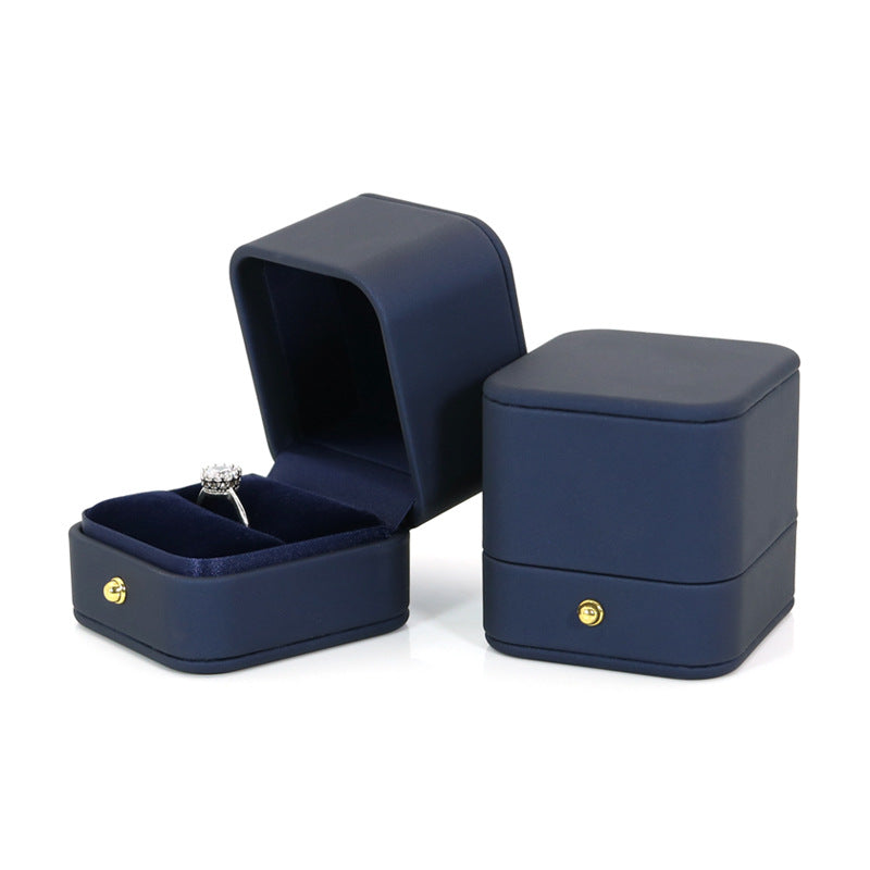 BOÎTE CADEAU À BIJOUX EN CUIR PU HAUT DE GAMME (SANS LOGO)