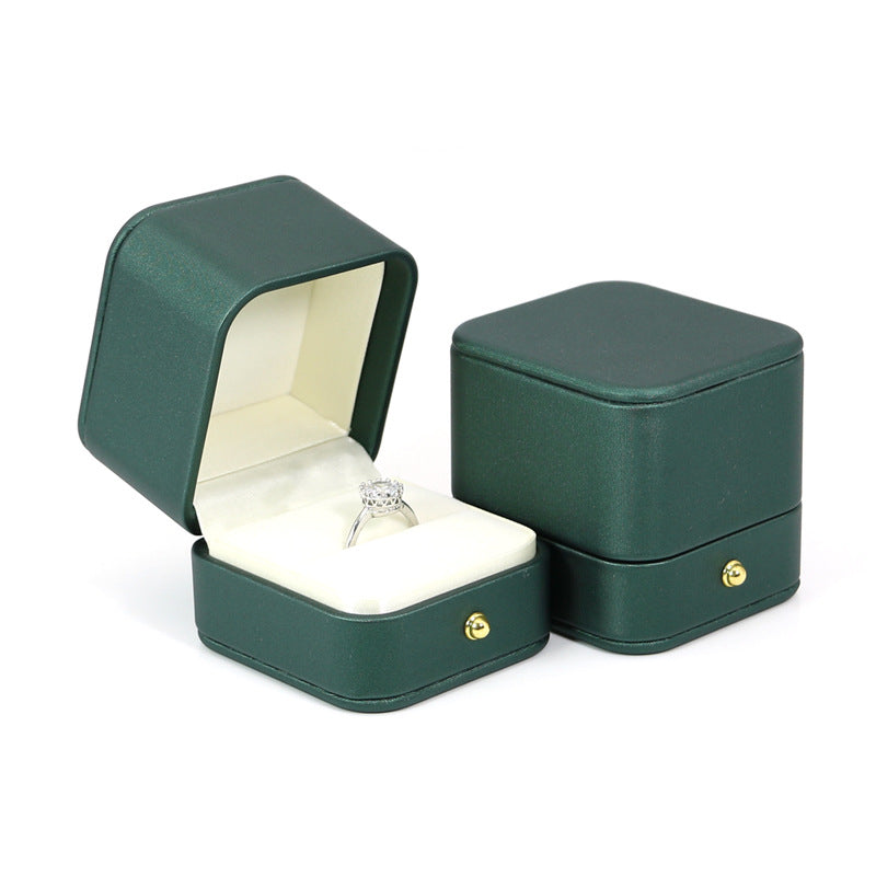 BOÎTE CADEAU À BIJOUX EN CUIR PU HAUT DE GAMME (SANS LOGO)